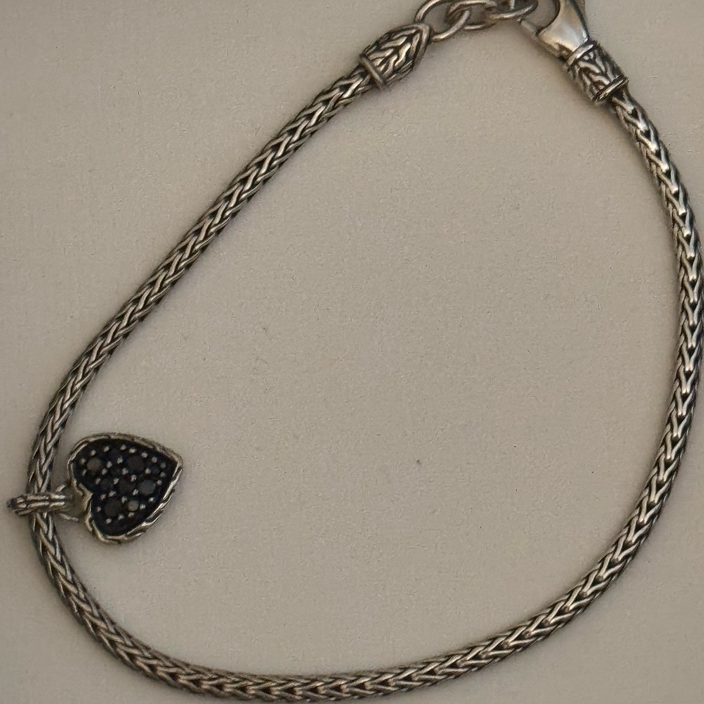 John Hardy Silver Heart Bracelet